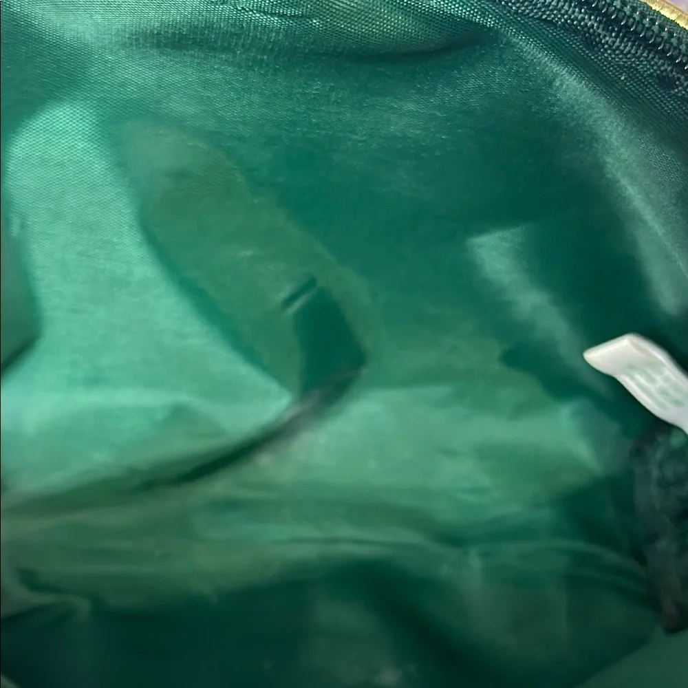 Mario Badescu Green Velvet Bag with Gold Dots Bundled with MakeUp Sponges Travel